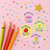 Personalised Bright Classroom Reward Stickers for Teachers | Colourful Praise Labels