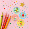Personalised Fruit Food Reward Stickers for Teachers | Cute Classroom Praise Labels