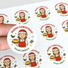 Personalised Christmas Bakery Stickers – Merry Christmas Bakery Stickers
