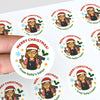 Personalised Christmas Stickers for Hairdressers & Salons