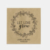 Personalised Wedding Seed Packet Favours | Kraft Press & Seal Envelopes | Names & Date | 70% Recycled (Copy) - Sticksy Prints Australia