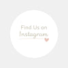 Find Us on Instagram Stickers | Small Business Packaging Labels - Sticksy Prints Australia