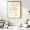 Flamingo Nursery Wall Art Print | Tropical Animal Watercolour | Digital Download