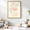 Flamingo Nursery Wall Art Print | Tropical Animal Watercolour | Digital Download