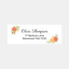 Floral Script Address Labels 70 × 25 mm | Personalised Return Address Stickers