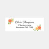 Floral Script Address Labels 70 × 25 mm | Personalised Return Address Stickers - Sticksy Prints Australia