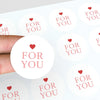 For You Stickers – Minimal Valentine Gift Seals - Sticksy Prints Australia