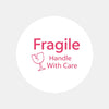 Fragile Handle With Care Stickers | Bold Fragile Packaging Labels for Small Business Australia - Sticksy Prints Australia