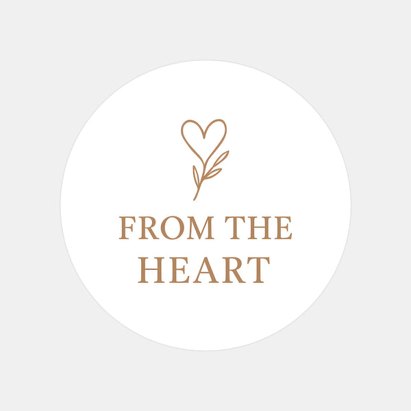 From the Heart Stickers – Elegant Valentine Gift Seals