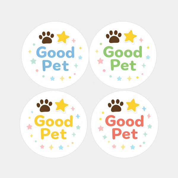 Good Pet Reward Stickers | Pet Training Stickers | Positive Reinforcement Stickers