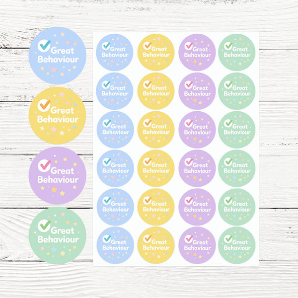 Great Behaviour Pet Training Reward Stickers | Positive Reinforcement Stickers for Dogs & Puppies