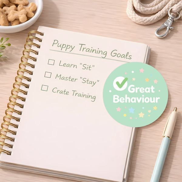 Great Behaviour Pet Training Reward Stickers | Positive Reinforcement Stickers for Dogs & Puppies