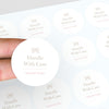 Handle With Care – Special Order Stickers | Elegant Packaging Labels for Small Business Australia