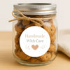 Handmade With Care Stickers | Small Business Packaging Labels | Neutral Handmade Stickers Australia - Sticksy Prints Australia