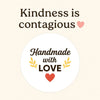 Handmade with Love Stickers Business Stickers - Sticksy Prints Australia