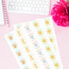 Jungle Animal Thank You Stickers – Monkey, Lion, Giraffe & Elephant | Personalised Party Favour Labels - Sticksy Prints Australia