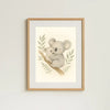 Koala Nursery Wall Art Print – Australian Animal Watercolour (Digital Download) - Sticksy Prints Australia