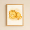 Lion Nursery Wall Art Print – Safari Animal Watercolour (Digital Download)