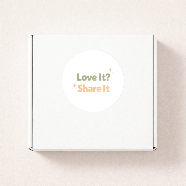 Love It? Share It Stickers | Social Media Packaging Stickers for Small Businesses