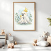 Mama & Baby Cockatoo Nursery Print – Australian Animal Wall Art Neutral Baby Room Decor Watercolour Cockatoo Artwork