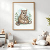 Mama & Baby Possum Nursery Print – Australian Animal Wall Art, Neutral Baby Room Decor, Watercolour Possum Artwork, Printable Kids Room Poster - Sticksy Prints Australia