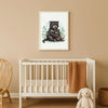 Mama & Baby Tasmanian Devil Nursery Print – Australian Animal Wall Art, Neutral Baby Room Decor, Watercolour Tassie Devil Artwork, Printable Kids Room Poster - Sticksy Prints Australia