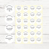 Minimalist Funny Teen Behaviour Stickers – Personalised Teacher Reward Stickers for High School Students