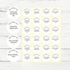 Minimalist Funny Teen Behaviour Stickers – Personalised Teacher Reward Stickers for High School Students - Sticksy Prints Australia
