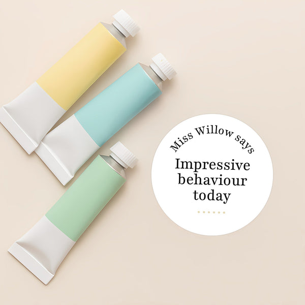 Minimalist Teen Behaviour Stickers – Funny Personalised Teacher Reward Stickers