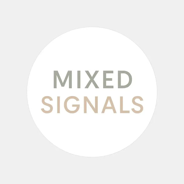 Mixed Signals Sticker – Funny Dating Sticker for Journals, Planners & Modern Dating Awareness - Sticksy Prints Australia