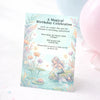 Personalised Mermaid Birthday Party Invitations Printed Under the Sea Kids Invite - Sticksy Prints Australia
