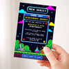 Pixel Game Birthday Invitation | Video Game Party Invite | Retro Gamer Theme - Sticksy Prints Australia