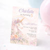 Boho Unicorn Birthday Invitations | Personalised Pastel Party Invites - Sticksy Prints Australia