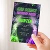 Personalised Mad Science Birthday Party Invitations Printed - Sticksy Prints Australia