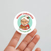 Mrs Claus Christmas Stickers – Personalised Name Label - Sticksy Prints Australia