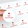 My Valentine Stickers – Classic Red Valentine Gift Seals