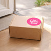 No Squish Zone Stickers | Pink Do Not Squash Parcel Labels for Small Businesses