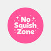 No Squish Zone Stickers | Pink Do Not Squash Parcel Labels for Small Businesses