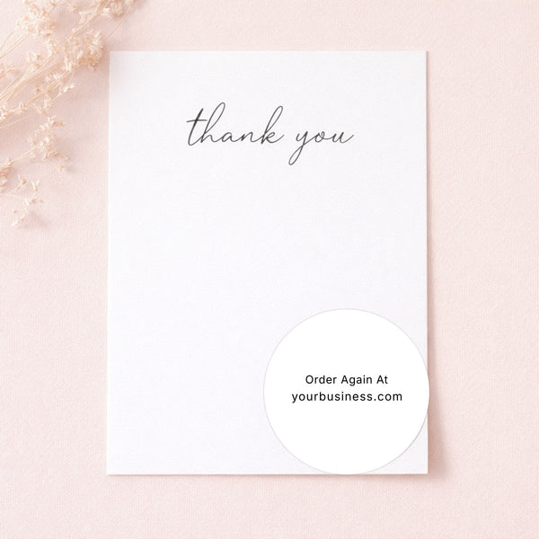 Order Again At Website Stickers | Personalised Business Packaging Labels
