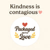Packaged with Love Stickers For Small Business