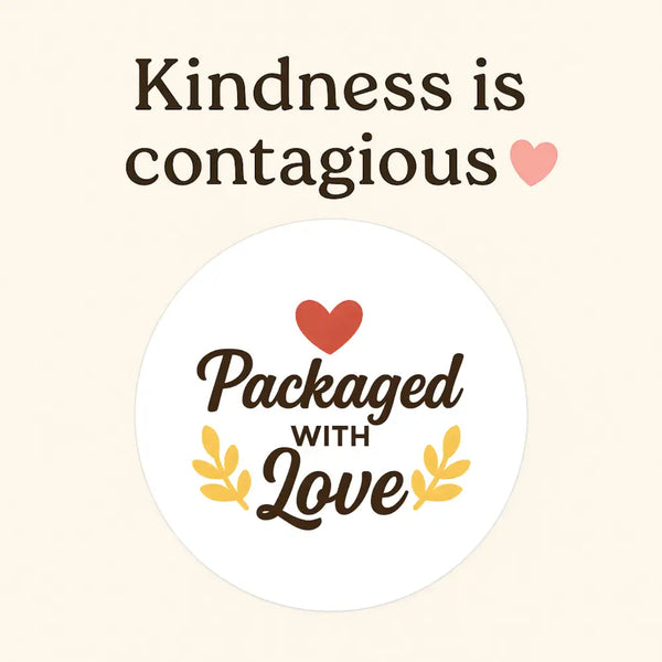 Packaged with Love Stickers For Small Business