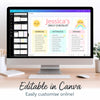 Pastel Rainbow Kids Daily Checklist – Editable Name & Tasks | Canva Template (A4 A3 & US Letter)
