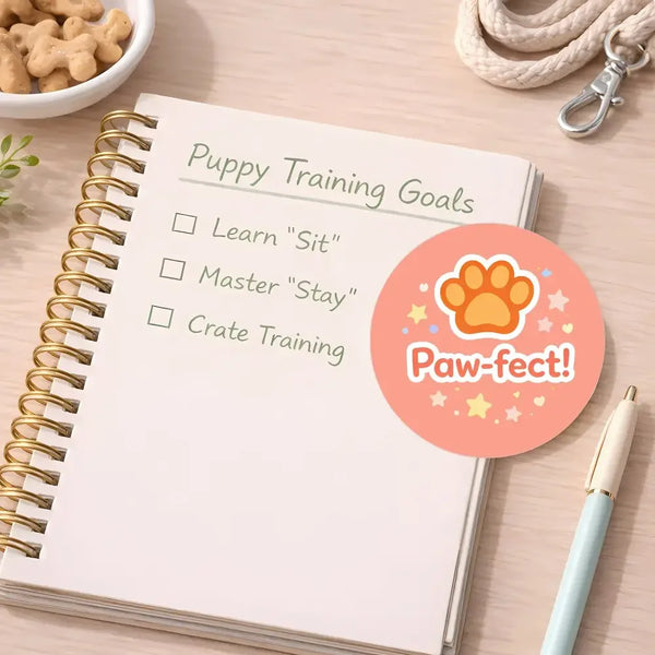 Paw-fect Pet Training Stickers | Paw Print Reward Stickers | Positive Reinforcement - Sticksy Prints Australia