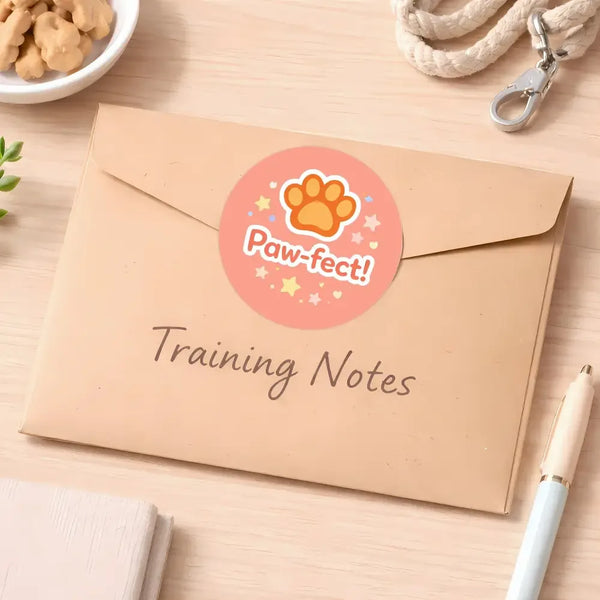 Paw-fect Pet Training Stickers | Paw Print Reward Stickers | Positive Reinforcement - Sticksy Prints Australia