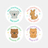 Personalised Australian Animal Teacher Reward Stickers - Sticksy Prints Australia
