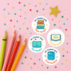 Personalised Book-Themed Reading Reward Stickers for Teachers – Literacy Stickers