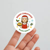 Personalised Christmas Bakery Stickers – Merry Christmas Bakery Stickers - Sticksy Prints Australia