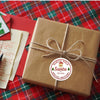 Personalised Christmas Sticker Labels North Pole Santa Special Delivery