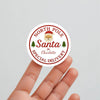 Personalised Christmas Sticker Labels North Pole Santa Special Delivery