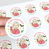Personalised Christmas Stickers for Beauty Salons & Spas - Sticksy Prints Australia